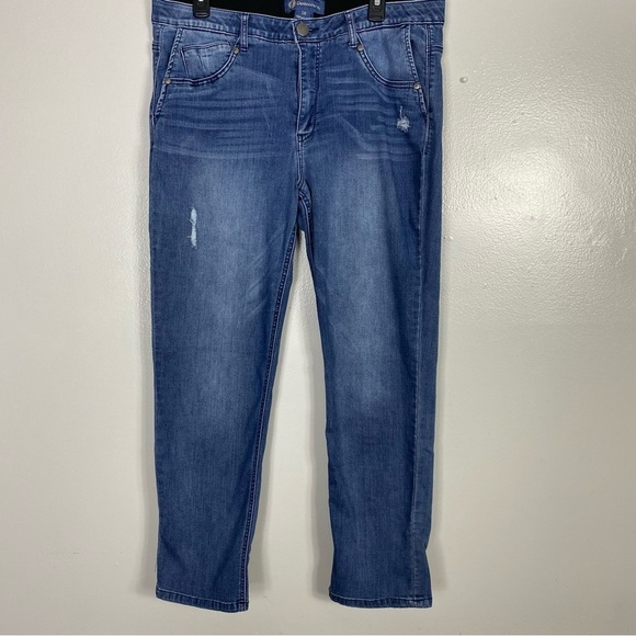 Democracy Women's Ab Solution Straight Leg Jean Sz 16 - Picture 2 of 11
